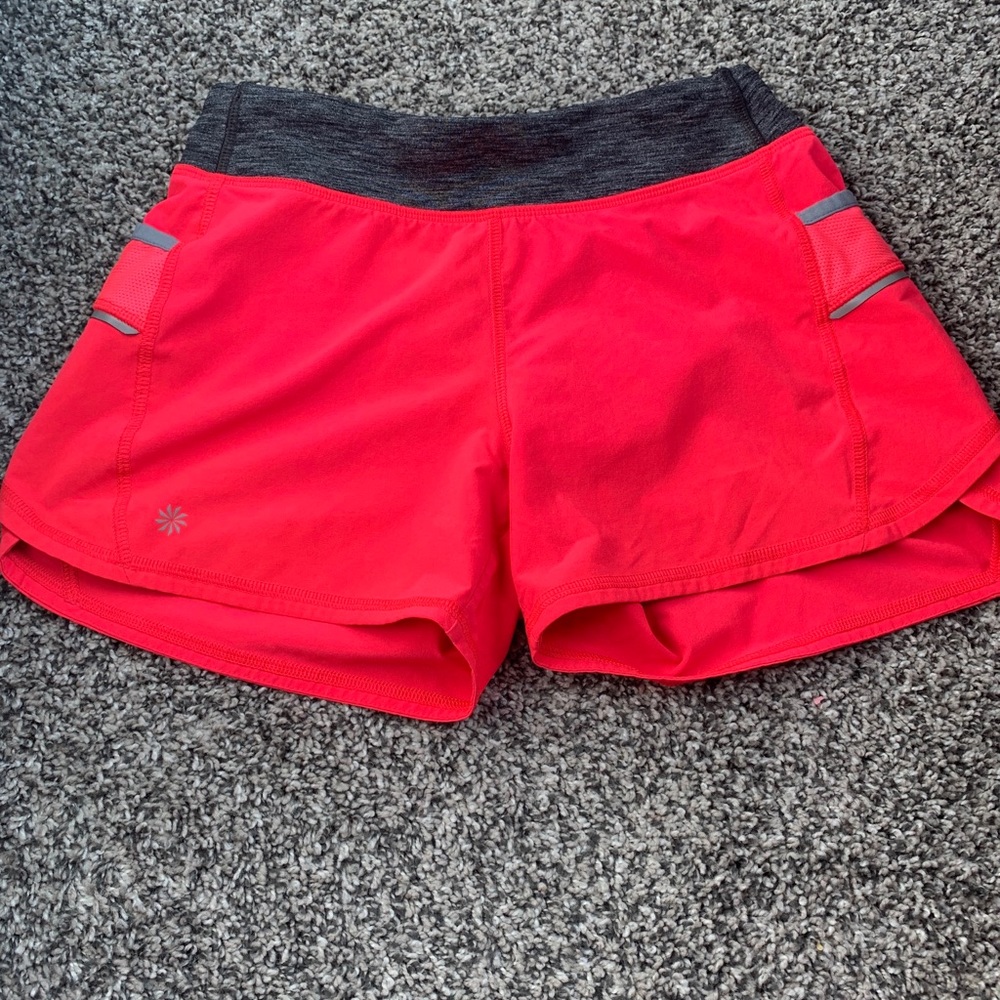 Athleta hot hot pink shorts